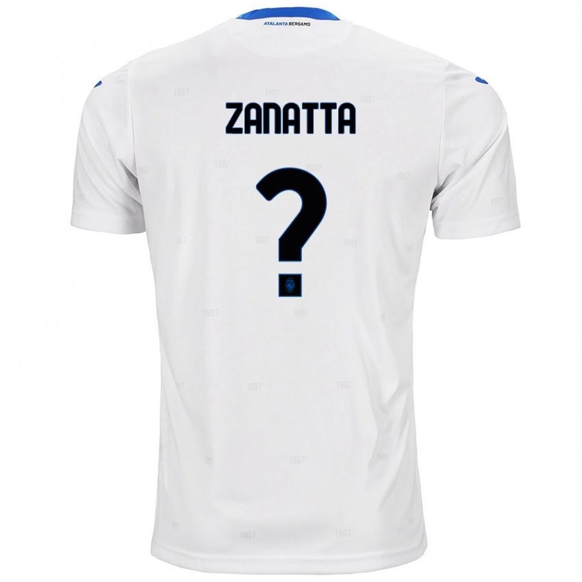 Niño Camiseta Giovanni Zanatta #0 Blanco 2ª Equipación 2024/25 La Camisa México