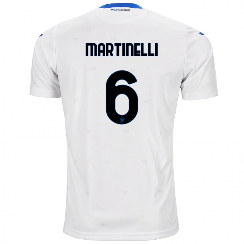 Niño Camiseta Gabriel Martinelli #6 Blanco 2ª Equipación 2024/25 La Camisa México