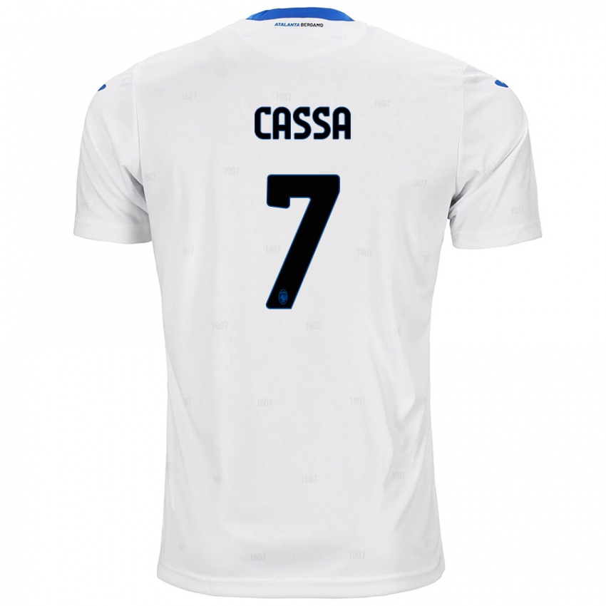 Niño Camiseta Federico Cassa #7 Blanco 2ª Equipación 2024/25 La Camisa México