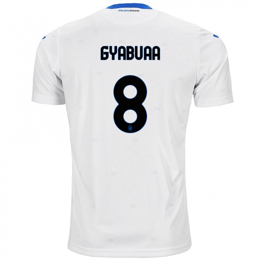 Niño Camiseta Emmanuel Gyabuaa #8 Blanco 2ª Equipación 2024/25 La Camisa México