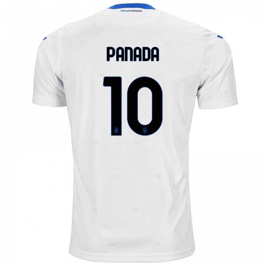 Niño Camiseta Simone Panada #10 Blanco 2ª Equipación 2024/25 La Camisa México