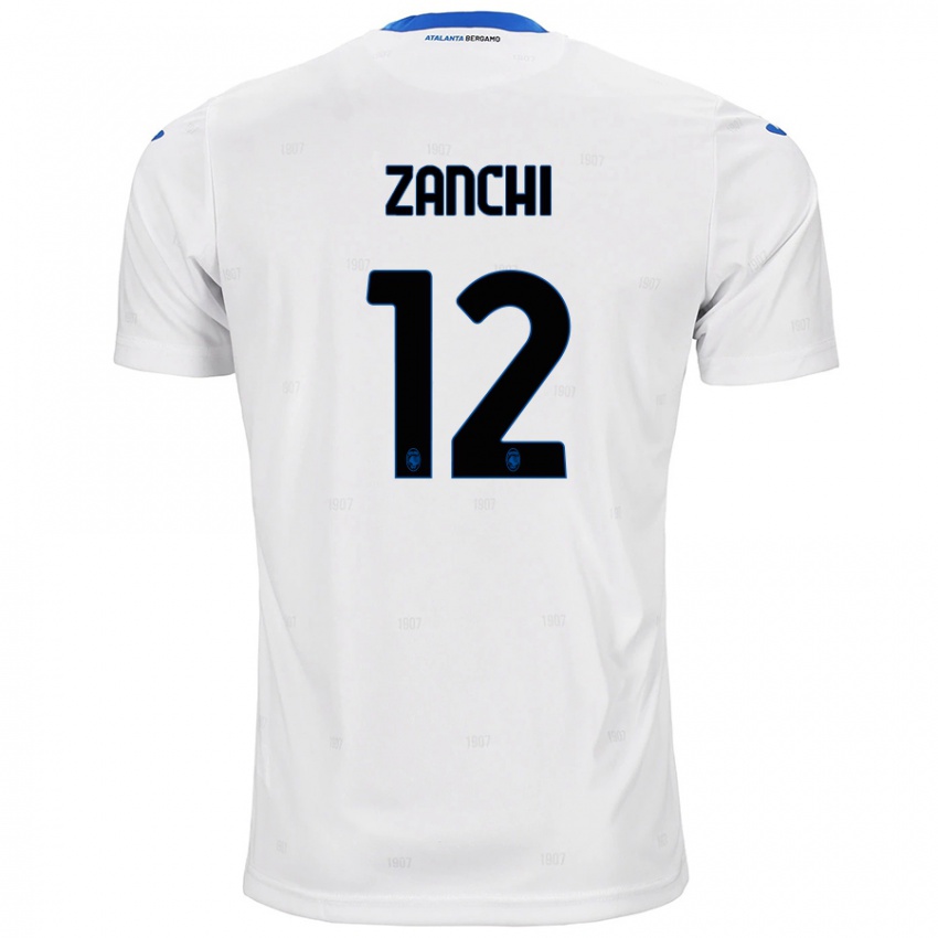 Niño Camiseta Edoardo Zanchi #12 Blanco 2ª Equipación 2024/25 La Camisa México