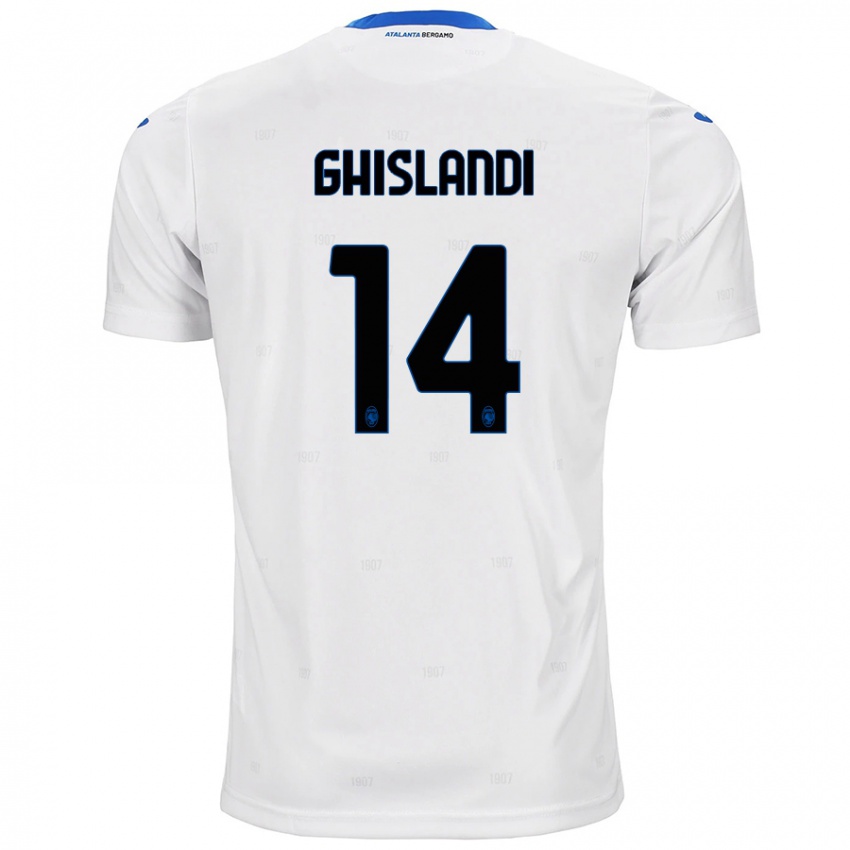 Niño Camiseta Davide Ghislandi #14 Blanco 2ª Equipación 2024/25 La Camisa México