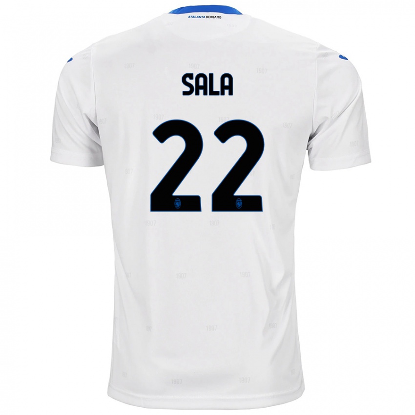 Niño Camiseta Lorenzo Sala #22 Blanco 2ª Equipación 2024/25 La Camisa México