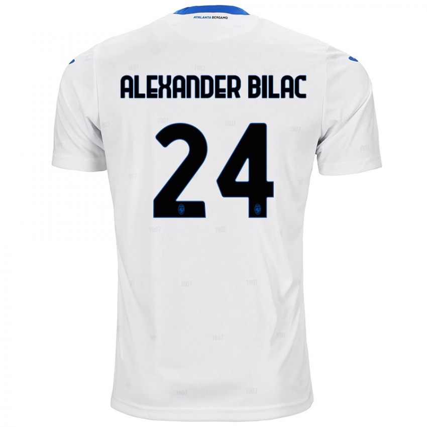 Niño Camiseta Max Alexander Bilac #24 Blanco 2ª Equipación 2024/25 La Camisa México