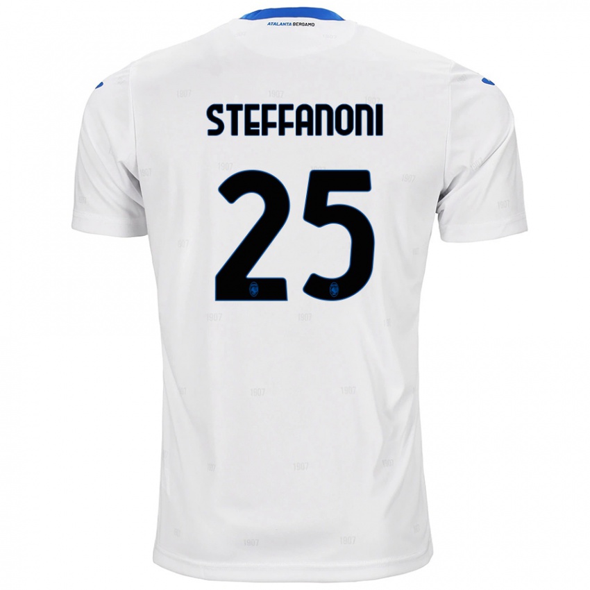 Niño Camiseta Federico Steffanoni #25 Blanco 2ª Equipación 2024/25 La Camisa México