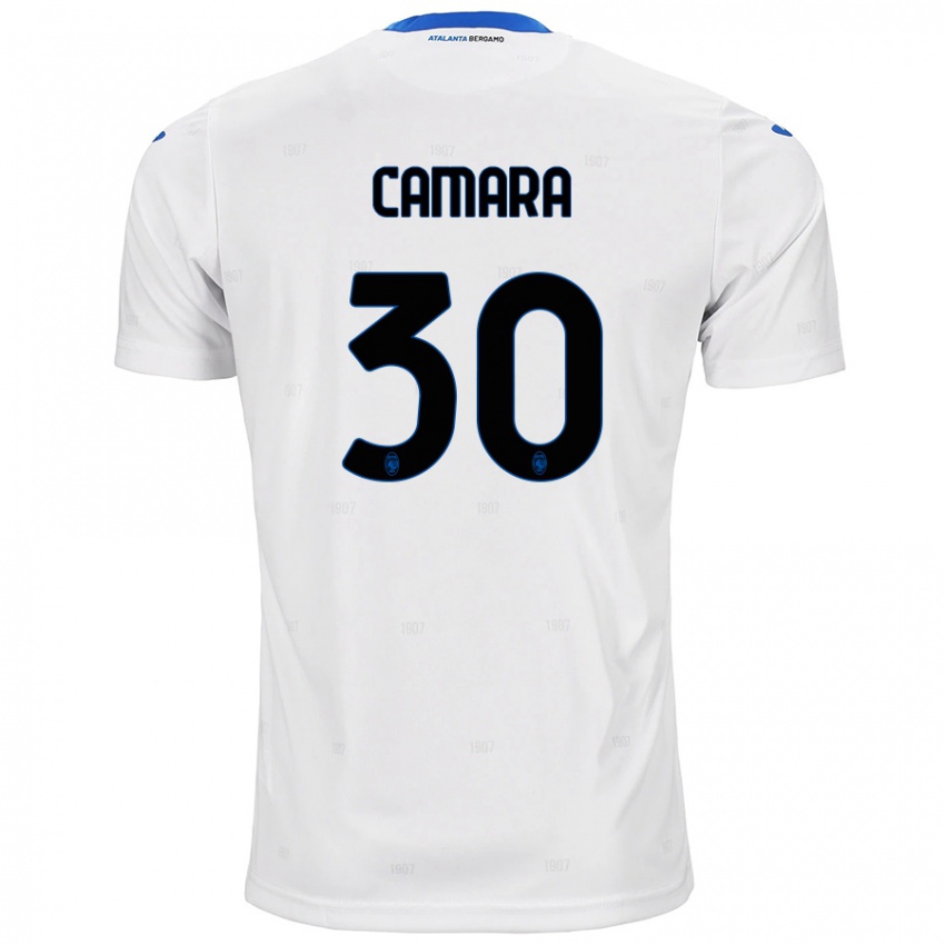 Niño Camiseta Henry Camara #30 Blanco 2ª Equipación 2024/25 La Camisa México