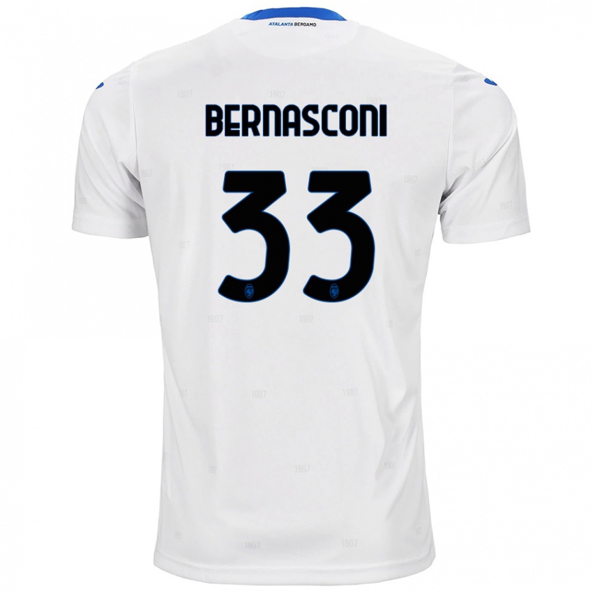 Niño Camiseta Lorenzo Bernasconi #33 Blanco 2ª Equipación 2024/25 La Camisa México