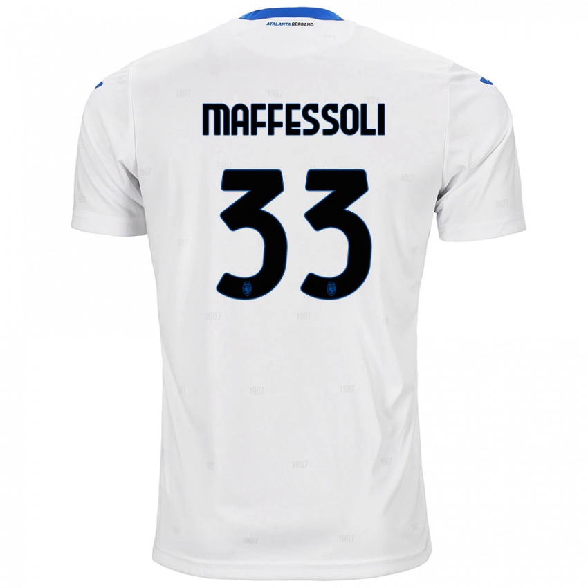 Niño Camiseta Manuel Maffessoli #33 Blanco 2ª Equipación 2024/25 La Camisa México