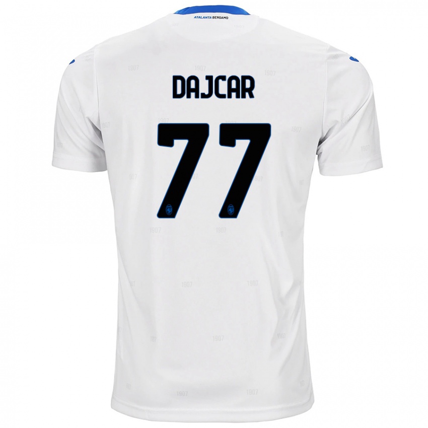 Niño Camiseta Matevz Dajcar #77 Blanco 2ª Equipación 2024/25 La Camisa México