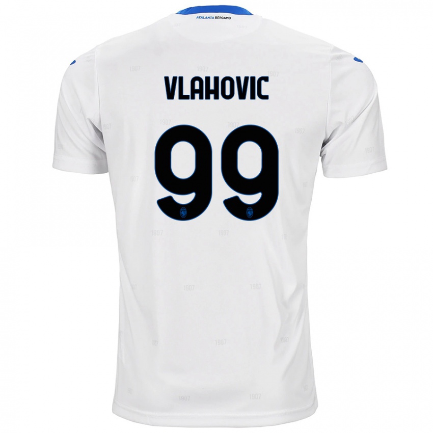 Niño Camiseta Vanja Vlahovic #99 Blanco 2ª Equipación 2024/25 La Camisa México