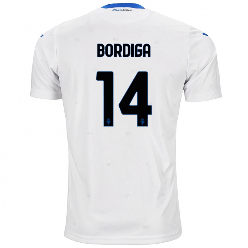 Niño Camiseta Michele Bordiga #14 Blanco 2ª Equipación 2024/25 La Camisa México