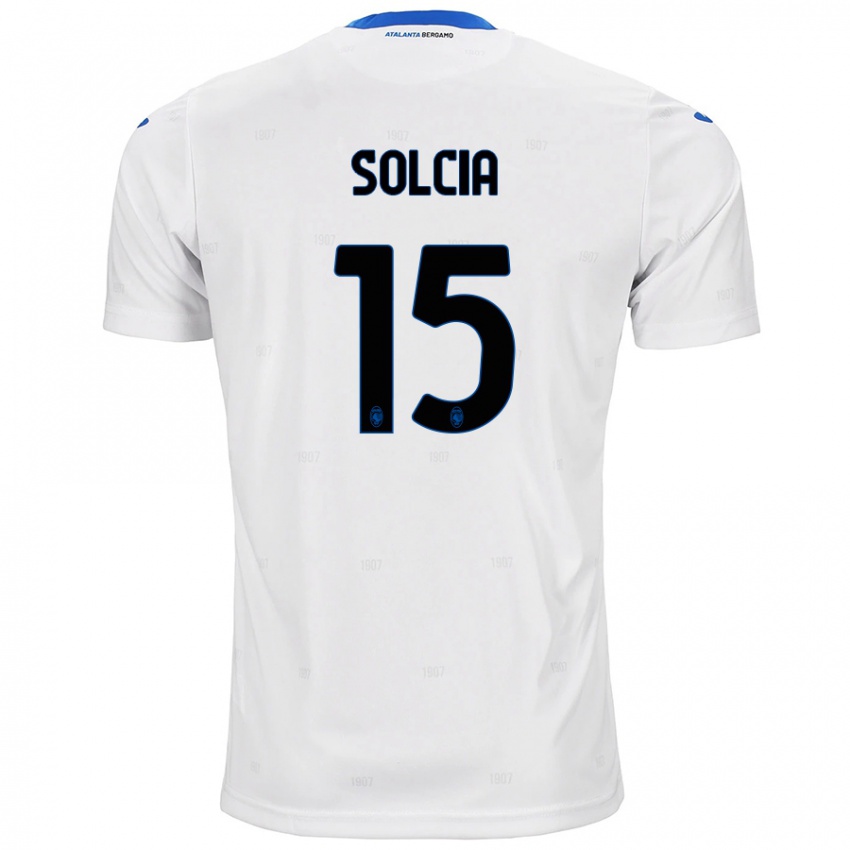 Niño Camiseta Daniele Solcia #15 Blanco 2ª Equipación 2024/25 La Camisa México