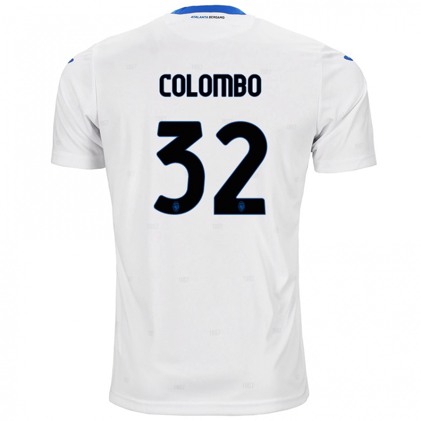 Niño Camiseta Matteo Colombo #32 Blanco 2ª Equipación 2024/25 La Camisa México