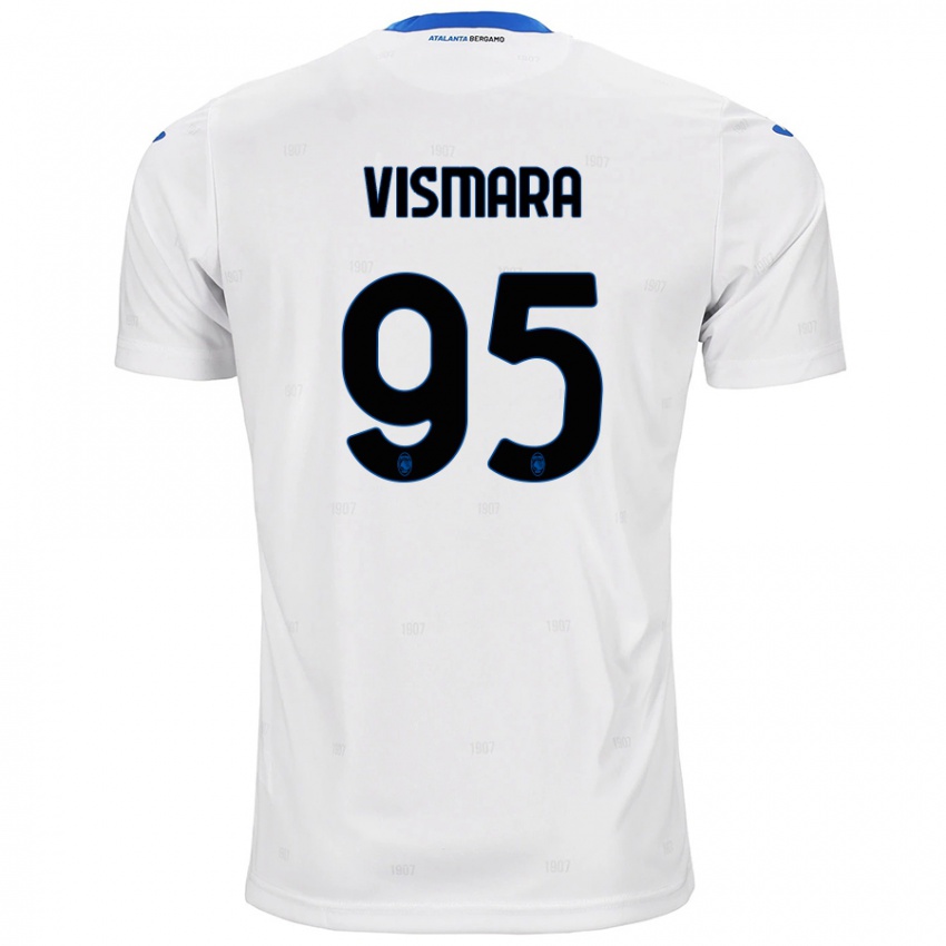 Niño Camiseta Paolo Vismara #95 Blanco 2ª Equipación 2024/25 La Camisa México