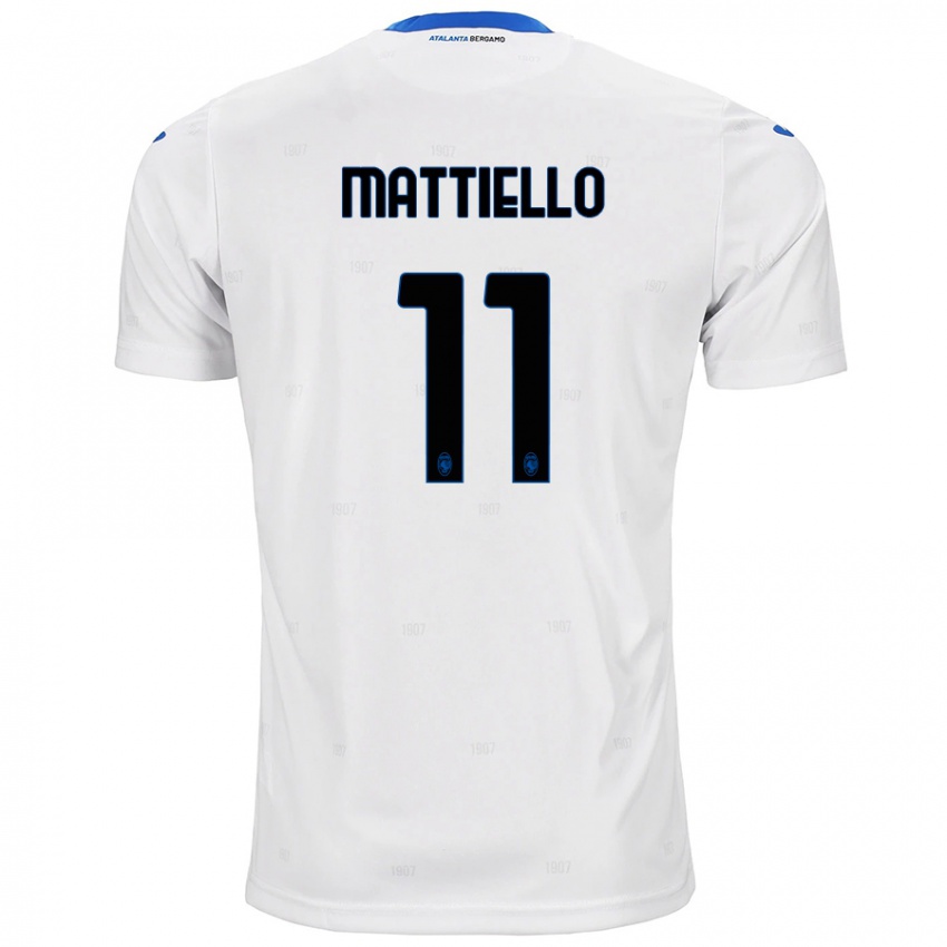 Niño Camiseta Federico Mattiello #11 Blanco 2ª Equipación 2024/25 La Camisa México