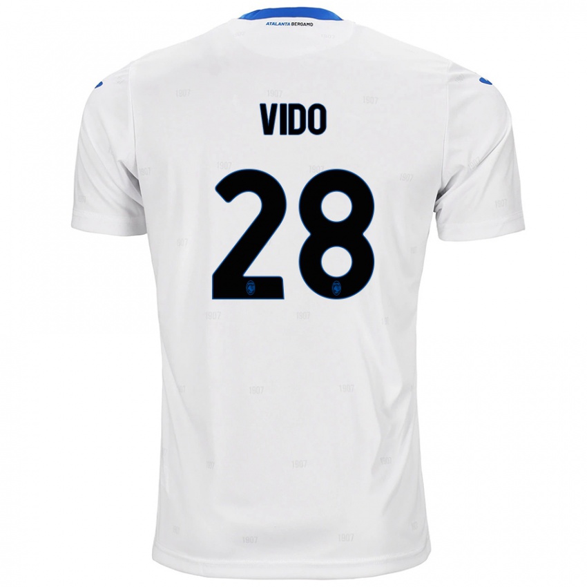 Niño Camiseta Luca Vido #28 Blanco 2ª Equipación 2024/25 La Camisa México