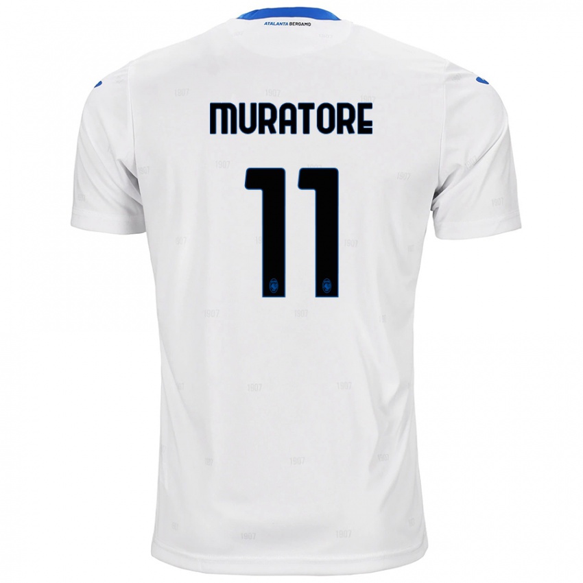 Niño Camiseta Simone Muratore #11 Blanco 2ª Equipación 2024/25 La Camisa México