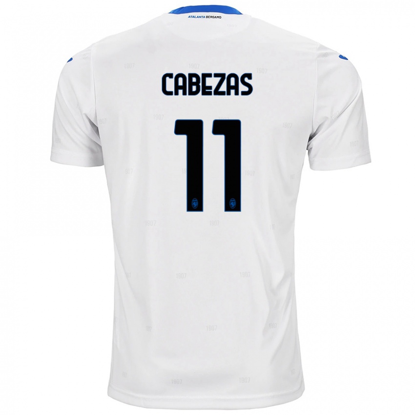 Niño Camiseta Bryan Cabezas #11 Blanco 2ª Equipación 2024/25 La Camisa México