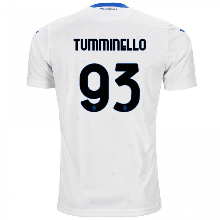 Niño Camiseta Marco Tumminello #93 Blanco 2ª Equipación 2024/25 La Camisa México