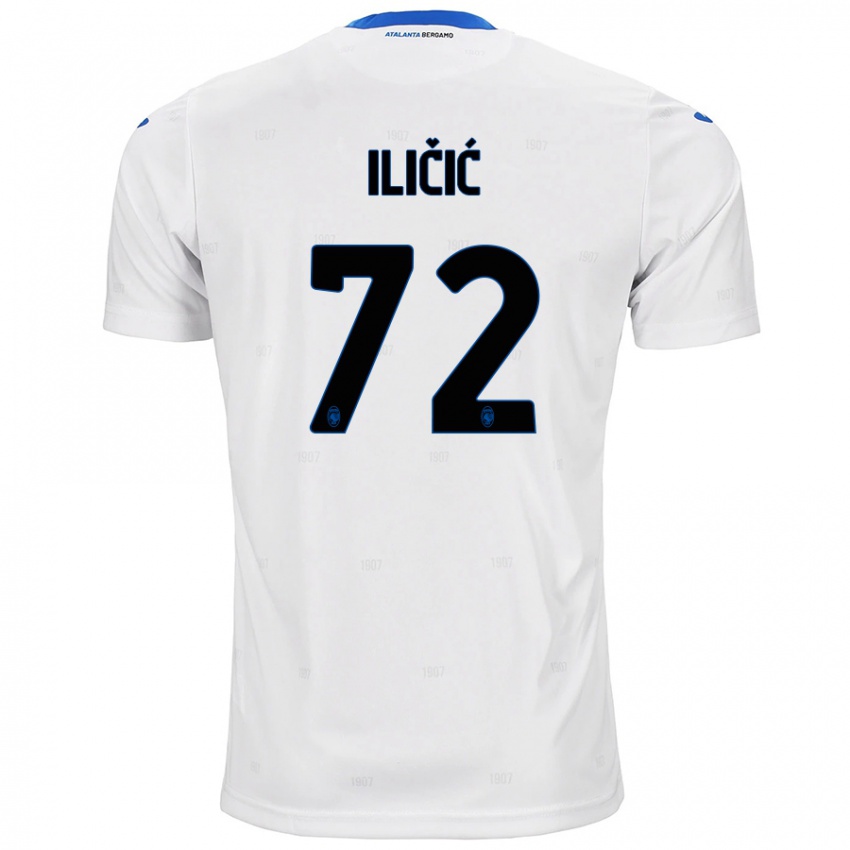 Niño Camiseta Josip Ilicic #72 Blanco 2ª Equipación 2024/25 La Camisa México