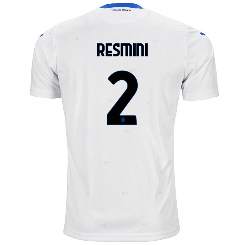 Niño Camiseta Martina Resmini #2 Blanco 2ª Equipación 2024/25 La Camisa México