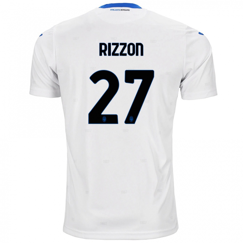 Niño Camiseta Giulia Rizzon #27 Blanco 2ª Equipación 2024/25 La Camisa México