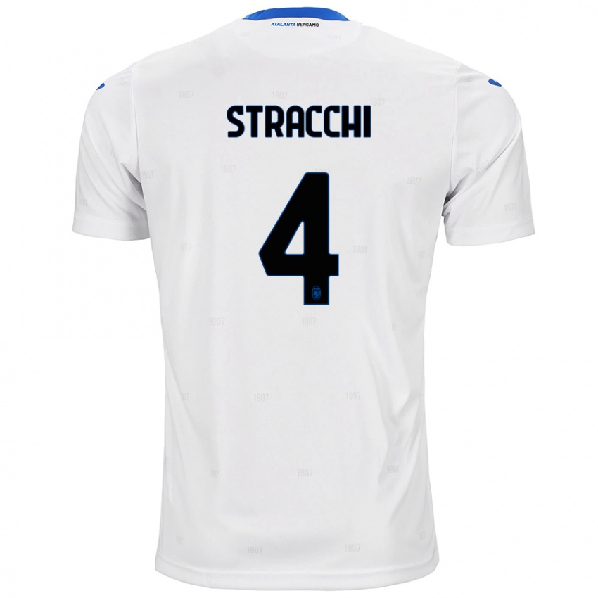 Niño Camiseta Daniela Stracchi #4 Blanco 2ª Equipación 2024/25 La Camisa México