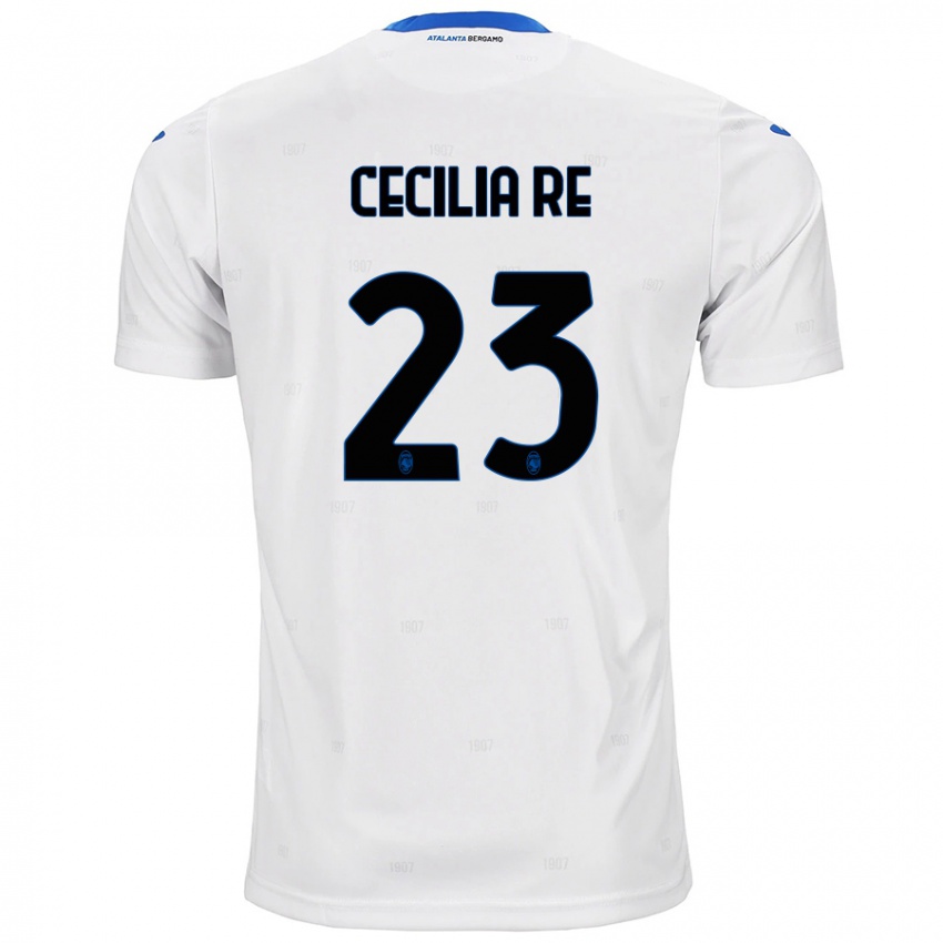 Niño Camiseta Cecilia Re #23 Blanco 2ª Equipación 2024/25 La Camisa México