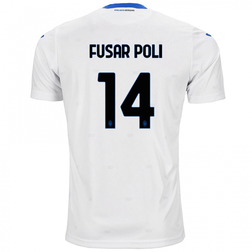 Niño Camiseta Giulia Fusar Poli #14 Blanco 2ª Equipación 2024/25 La Camisa México