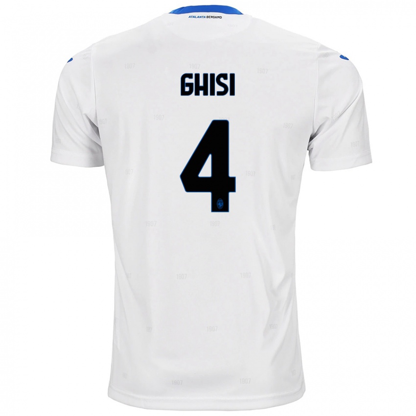 Niño Camiseta Laura Ghisi #4 Blanco 2ª Equipación 2024/25 La Camisa México