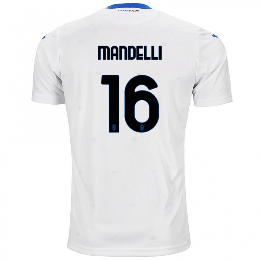 Niño Camiseta Giulia Mandelli #16 Blanco 2ª Equipación 2024/25 La Camisa México