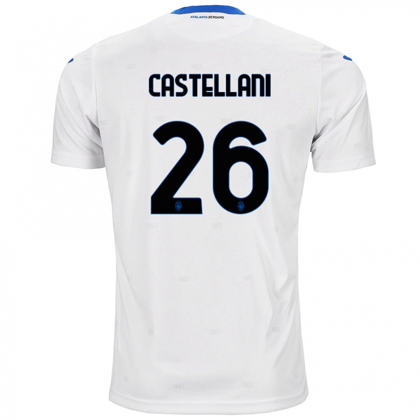 Niño Camiseta Eleonora Castellani #26 Blanco 2ª Equipación 2024/25 La Camisa México