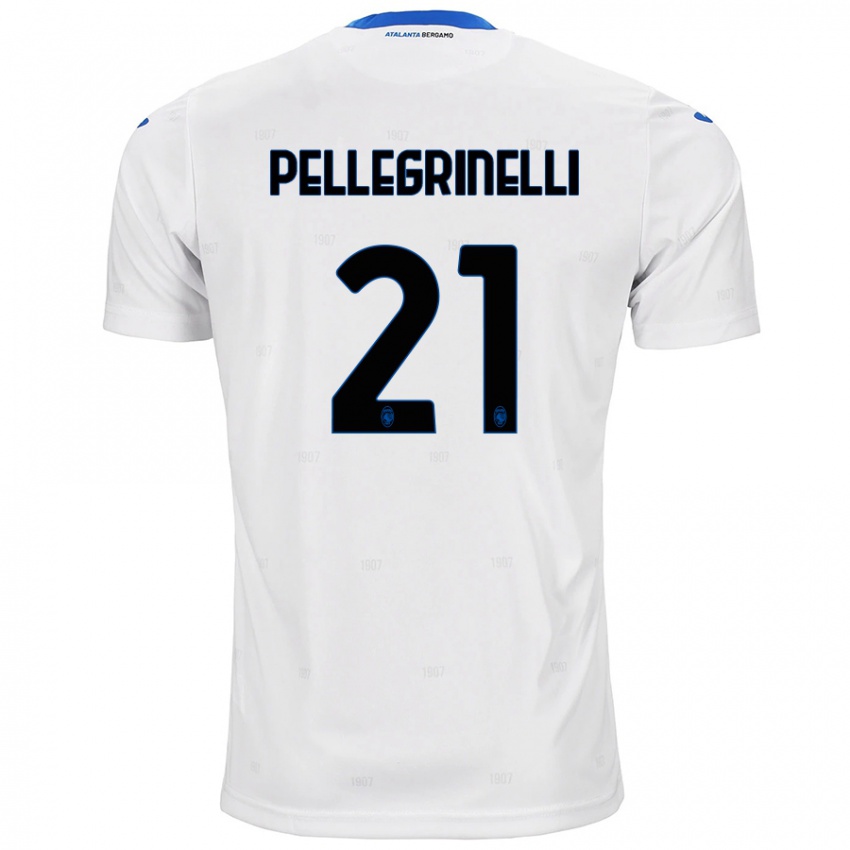 Niño Camiseta Giorgia Pellegrinelli #21 Blanco 2ª Equipación 2024/25 La Camisa México