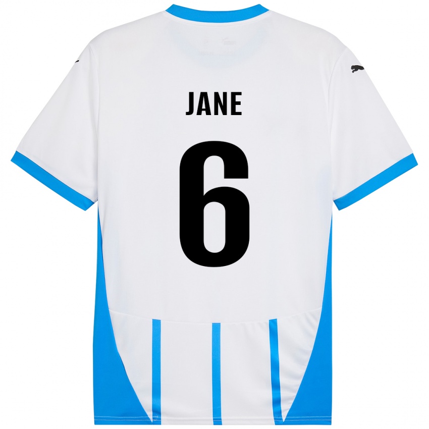 Niño Camiseta Refiloe Jane #6 Blanco Azul 2ª Equipación 2024/25 La Camisa México