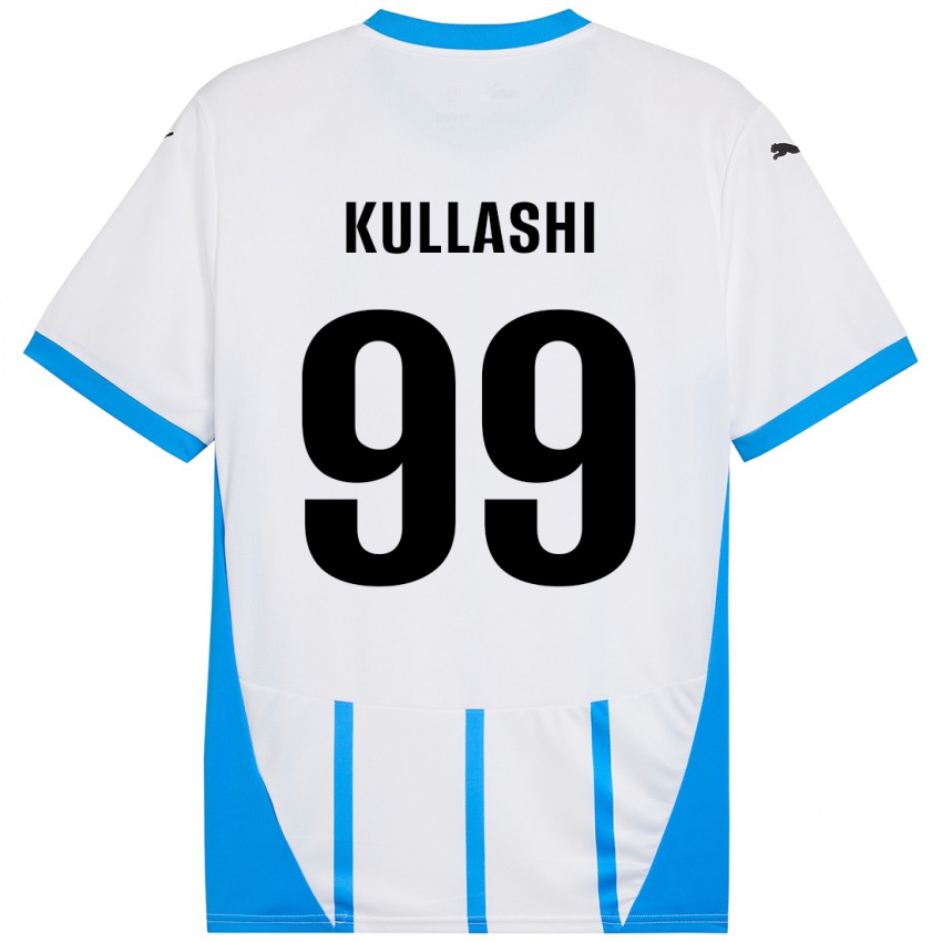 Niño Camiseta Loreta Kullashi #99 Blanco Azul 2ª Equipación 2024/25 La Camisa México