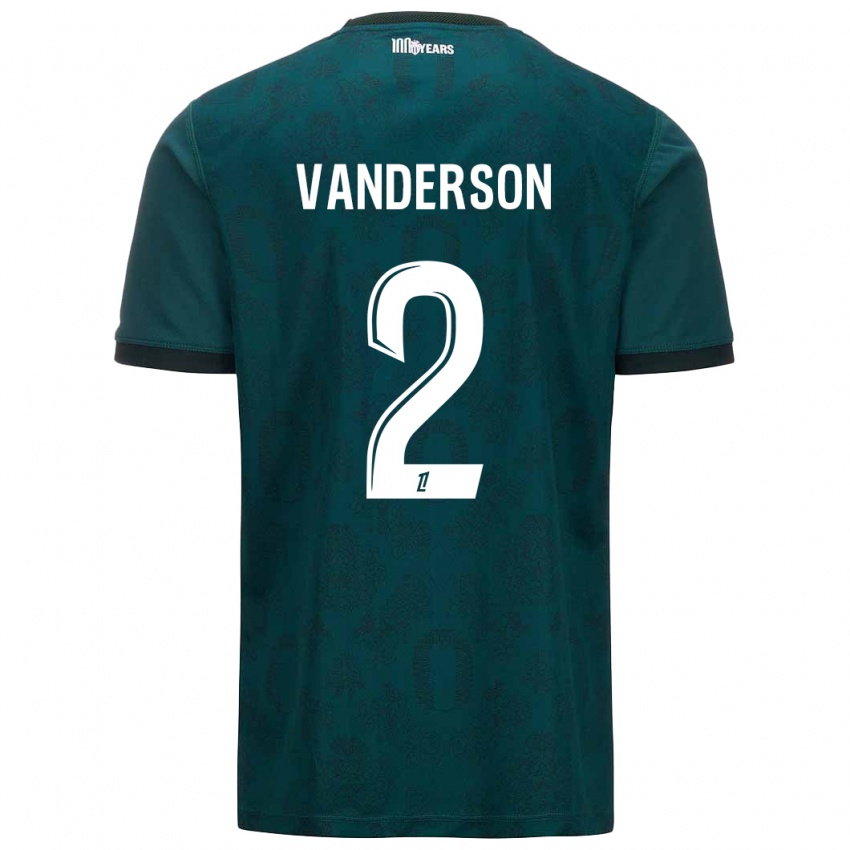 Niño Camiseta Vanderson #2 Verde Oscuro 2ª Equipación 2024/25 La Camisa México