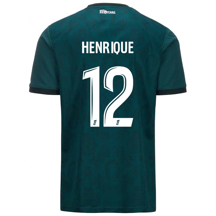 Niño Camiseta Caio Henrique #12 Verde Oscuro 2ª Equipación 2024/25 La Camisa México