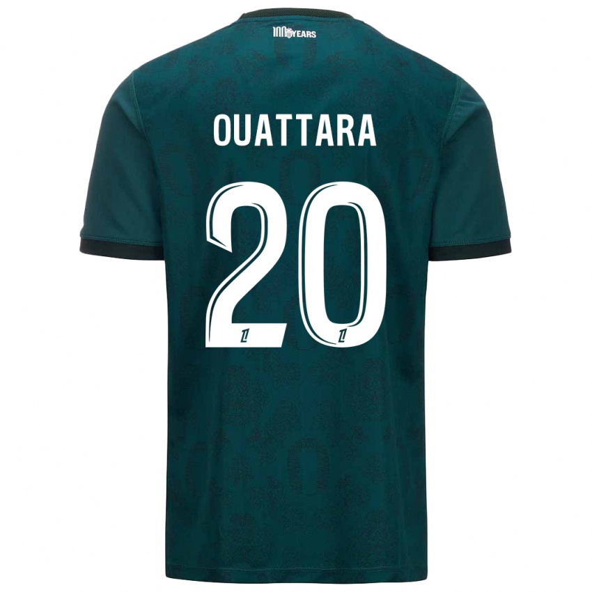 Niño Camiseta Kassoum Ouattara #20 Verde Oscuro 2ª Equipación 2024/25 La Camisa México