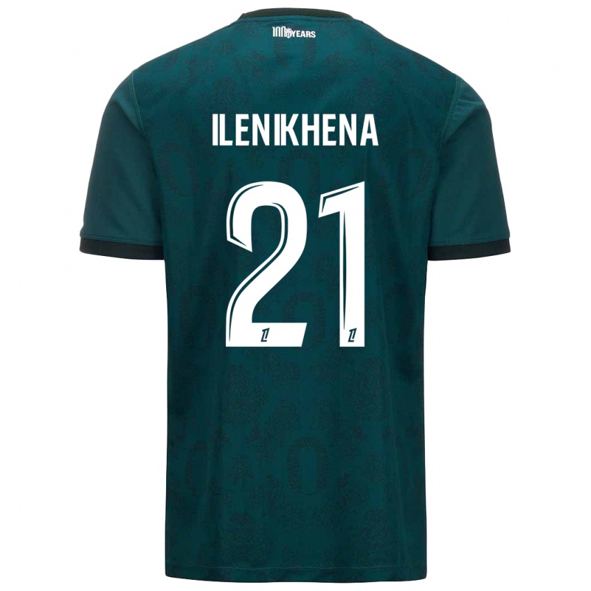 Niño Camiseta George Ilenikhena #21 Verde Oscuro 2ª Equipación 2024/25 La Camisa México