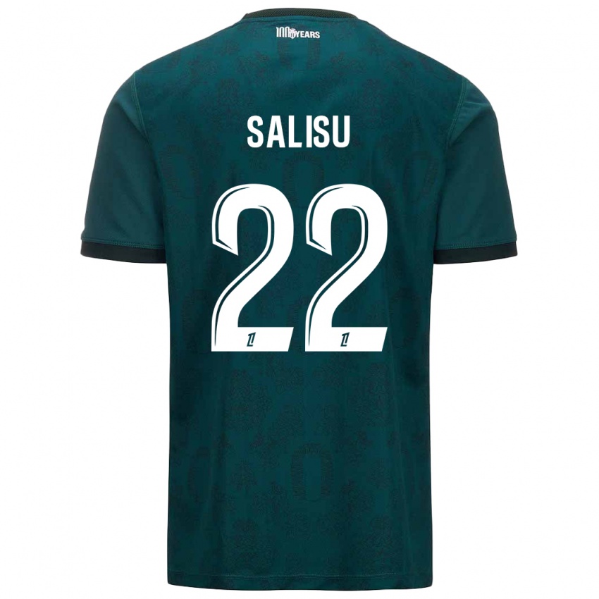 Niño Camiseta Mohammed Salisu #22 Verde Oscuro 2ª Equipación 2024/25 La Camisa México