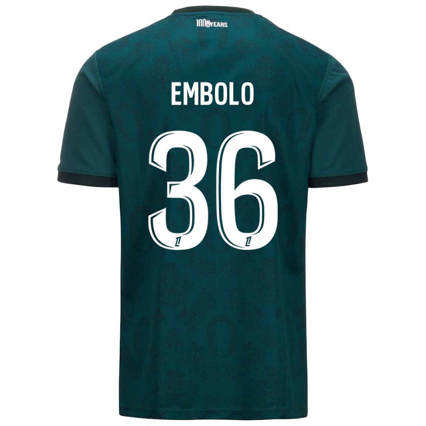 Niño Camiseta Breel Embolo #36 Verde Oscuro 2ª Equipación 2024/25 La Camisa México