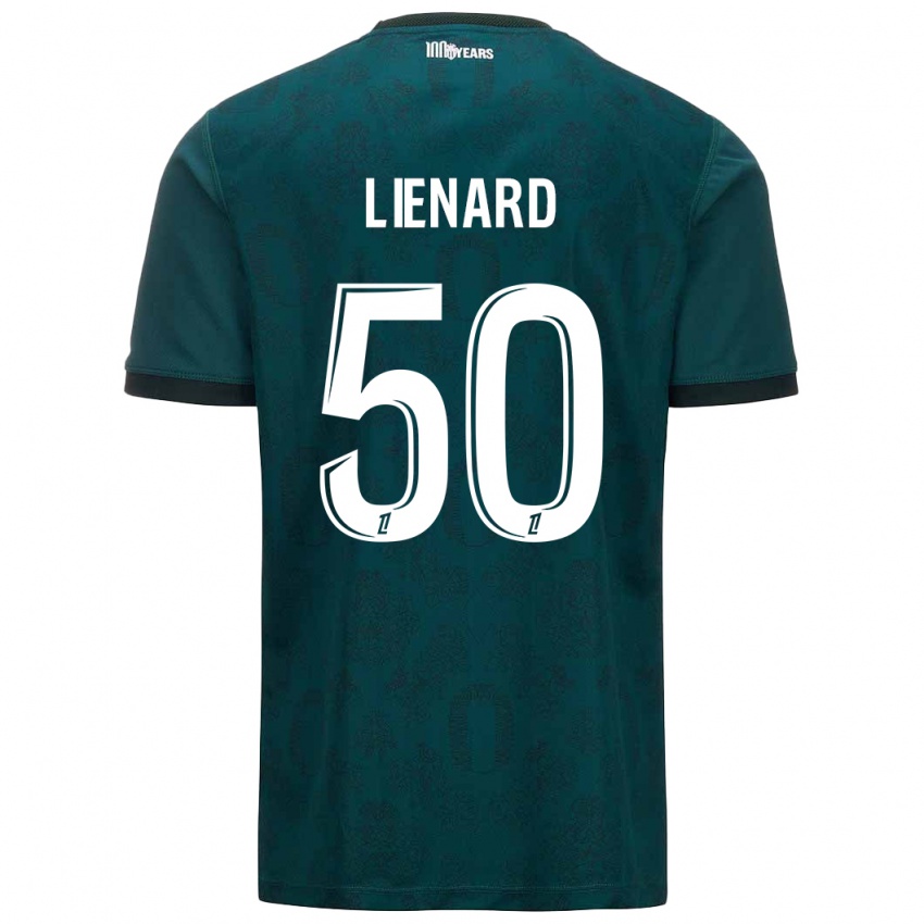 Niño Camiseta Yann Lienard #50 Verde Oscuro 2ª Equipación 2024/25 La Camisa México