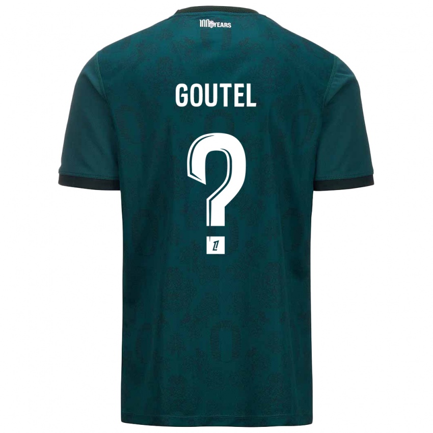 Niño Camiseta Farid Goutel #0 Verde Oscuro 2ª Equipación 2024/25 La Camisa México