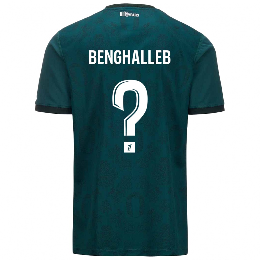 Niño Camiseta Adam Benghalleb #0 Verde Oscuro 2ª Equipación 2024/25 La Camisa México