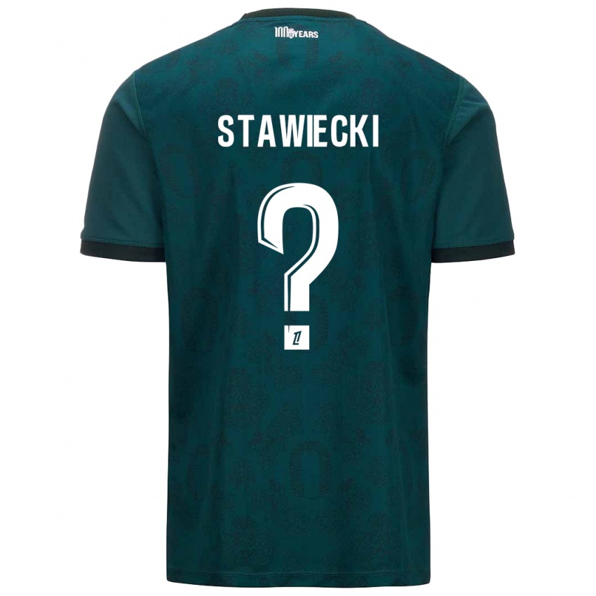 Niño Camiseta Jules Stawiecki #0 Verde Oscuro 2ª Equipación 2024/25 La Camisa México