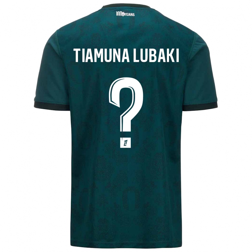 Niño Camiseta Loïc Tiamuna Lubaki #0 Verde Oscuro 2ª Equipación 2024/25 La Camisa México