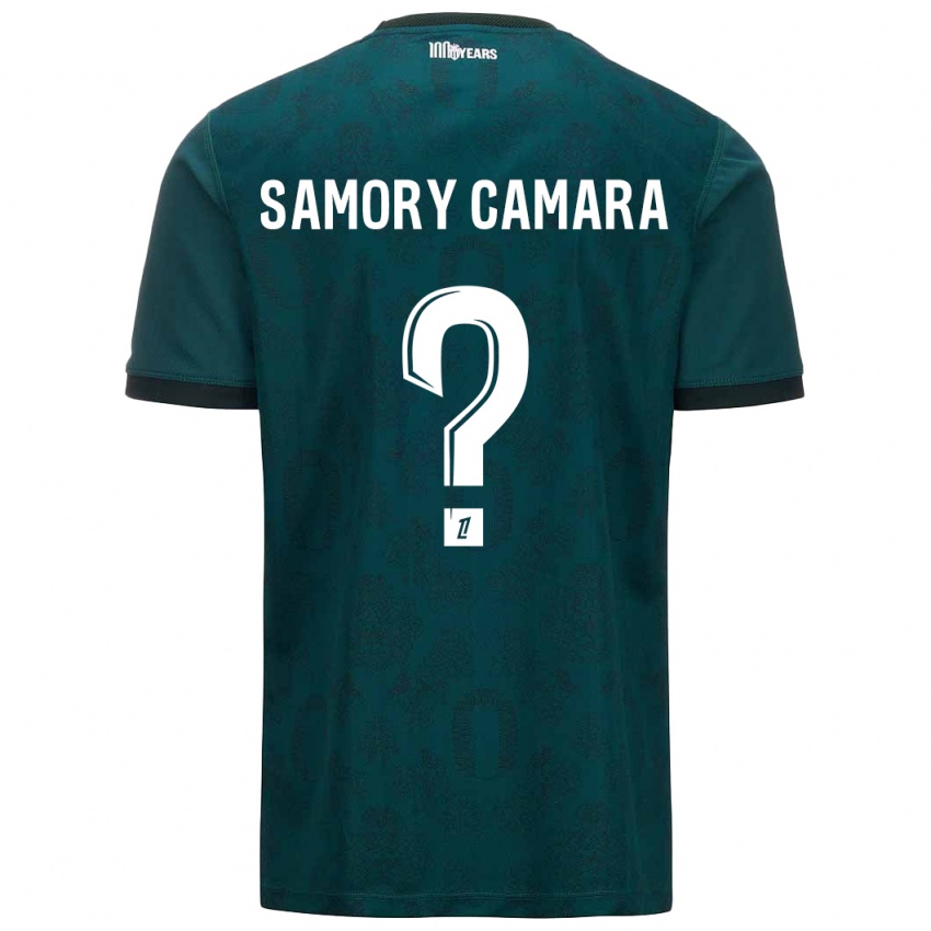 Niño Camiseta Verges Samory Camara #0 Verde Oscuro 2ª Equipación 2024/25 La Camisa México