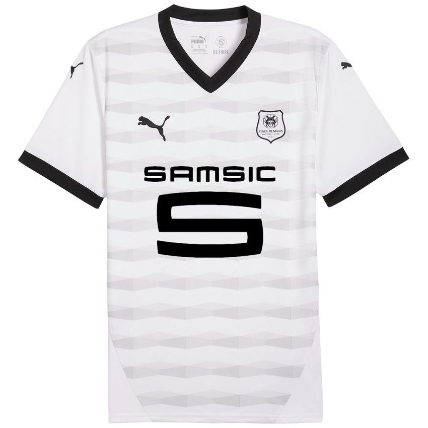 Niño Camiseta Gabriel Tutu #0 Blanco Negro 2ª Equipación 2024/25 La Camisa México