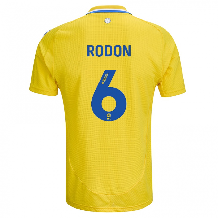 Niño Camiseta Joe Rodon #6 Amarillo Azul 2ª Equipación 2024/25 La Camisa México